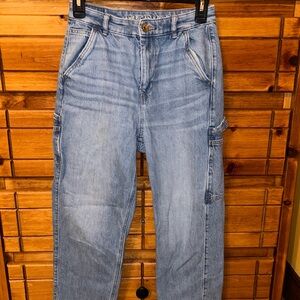American Eagle Highest Rise 90s Boyfriend Cargo Jeans -2 Short